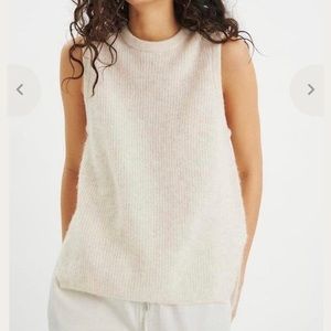 INWEAR Lerke ecru wool vest M